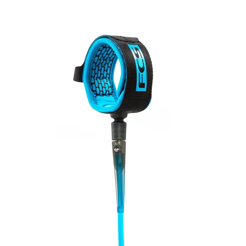 FCS All Round Calf Leash-Black/Blue-9′
