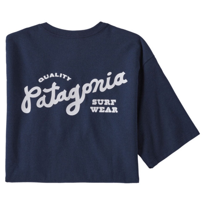 Patagonia Men’s Quality Surf Pocket Responsibli-Tee – New Navy