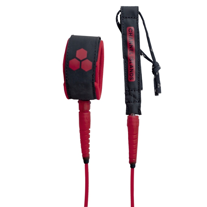 Channel Islands Round Everyday Leash-Blood Red-6′ x 1/4″