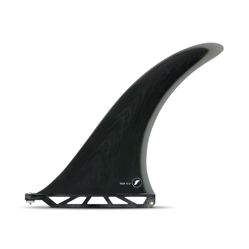 FUTURES TILLER BLACK FIBERGLASS 10″