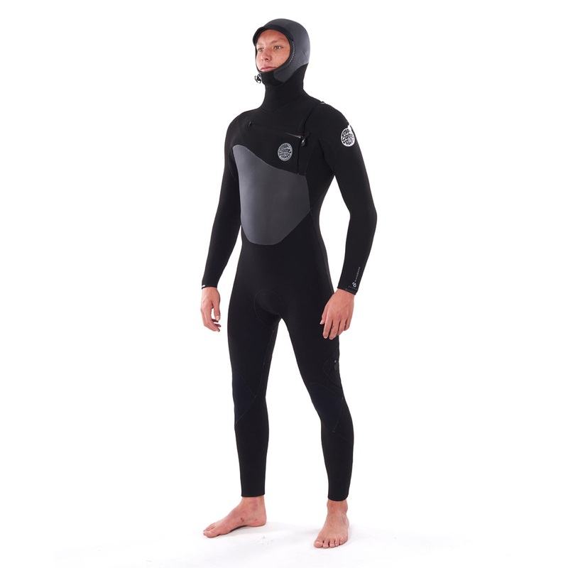 Rip Curl Flashbomb 5/4mm Hooded Wetsuit – Black