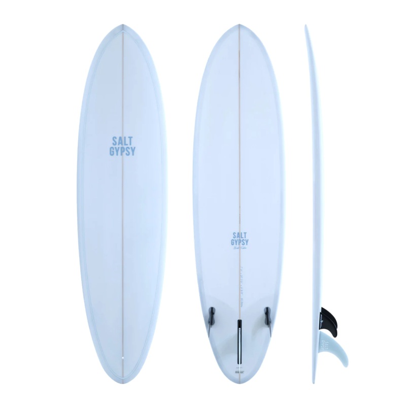 SALT GYPSY MID TIDE 7’4″ VINTAGE BLUE PU 51L