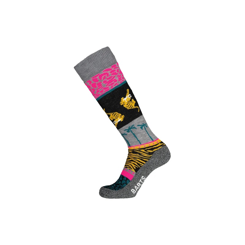 Barts Ski Sock Jungle Fever Heather Grey