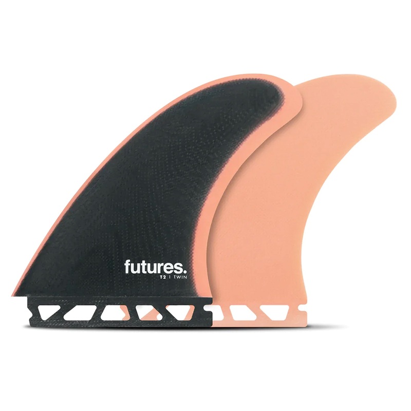 Futures T2 FG Twin Surfboard Fins – Medium/Rose