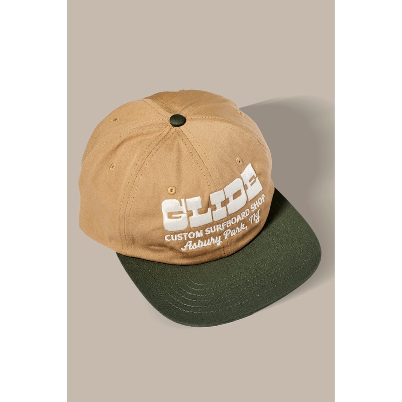 GCSS 6-Panel Hat – Tan & Olive