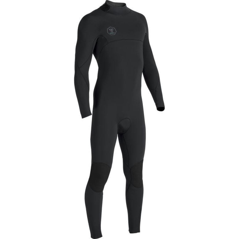 Vissla 7 Seas 4/3mm Back Zip Steamer – Black with Jade