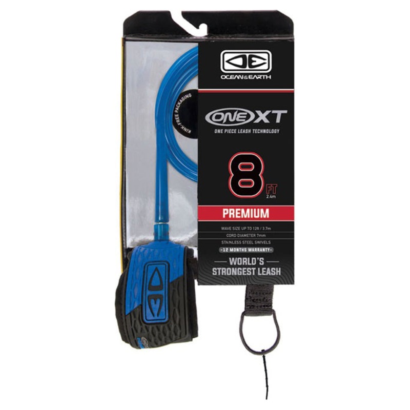 Ocean And Earth Premium One-XT Leash – 8ft Blue