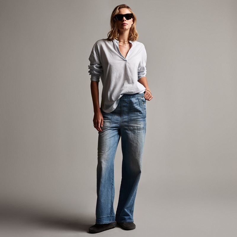 Bison Tunic – Baby Blue Pigment
