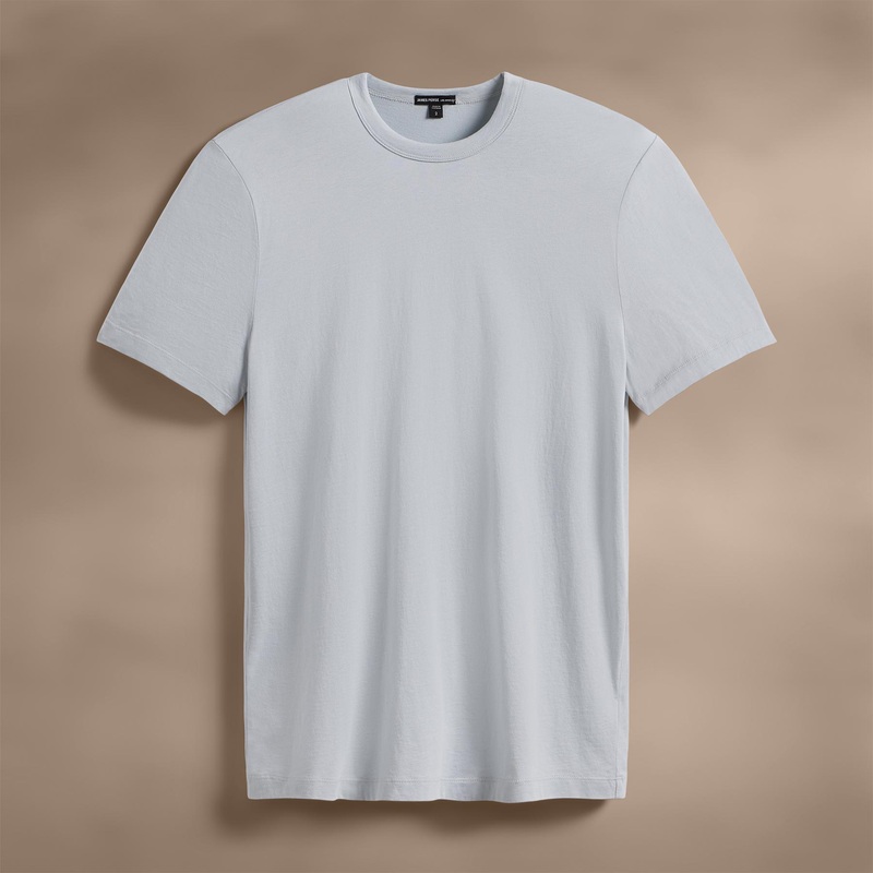Brushed Lotus Crew – Grey Glacier