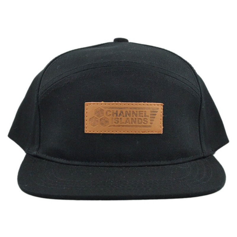 Channel Islands Flag Patch Snap Back Cap – Black