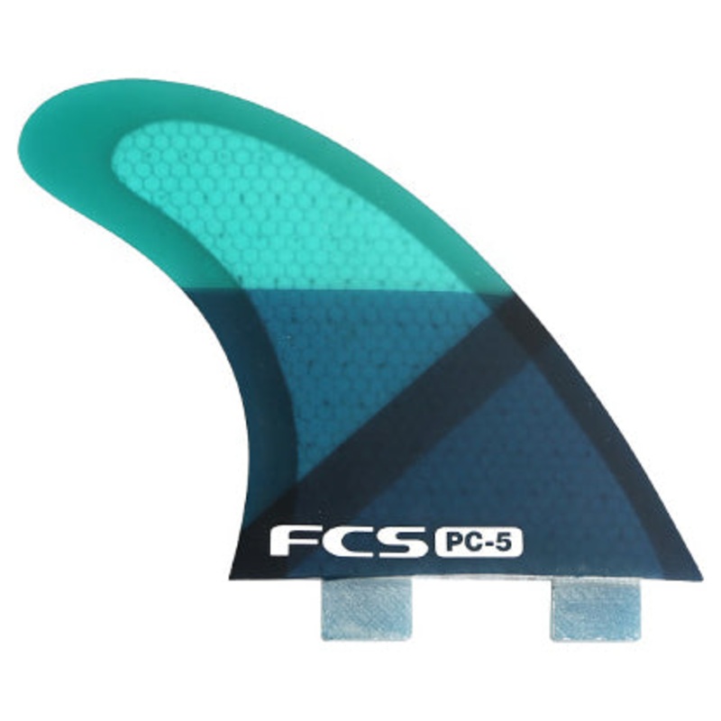FCS PC-5 Tri Fin Set – Blue Slice