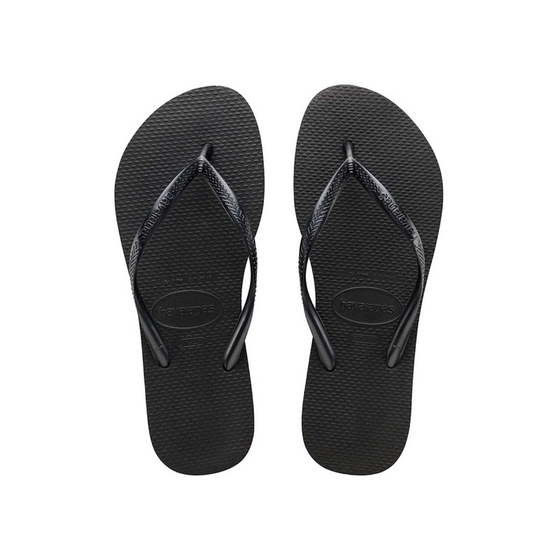 Havaianas Slim Black Thongs
