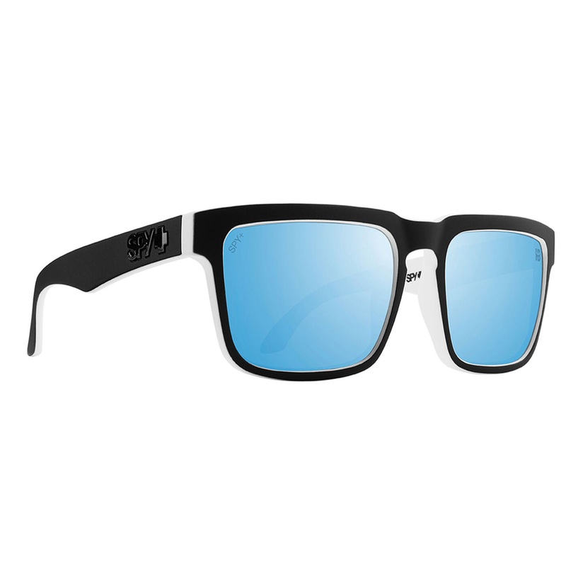 Spy Helm Men’s Sunglasses – Whitewall/Happy Boost Ice Blue Mirror Polarized