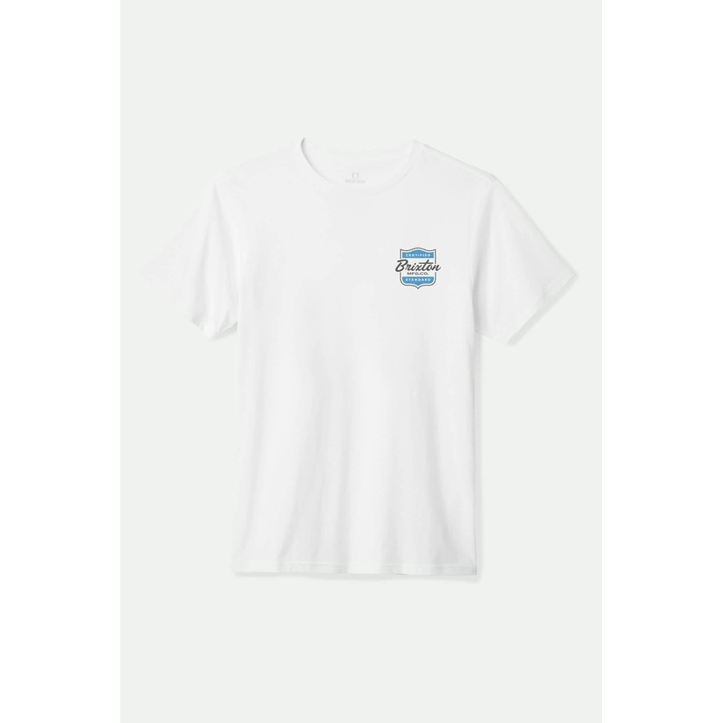 Brixton Brooker Short Sleeve Standard T-Shirt White