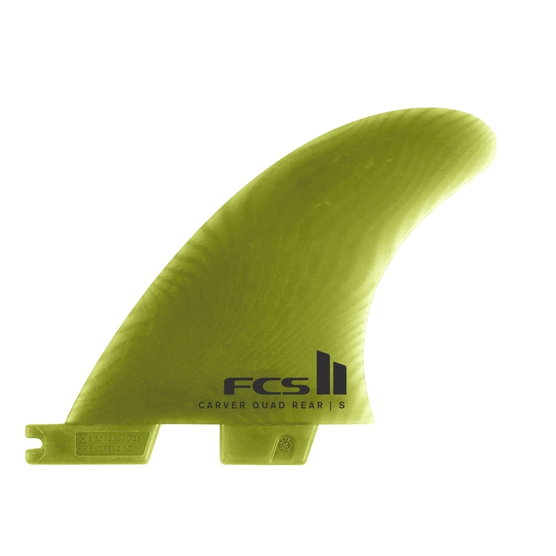 FCS II CARVER NEO GLASS QUAD REAR (2 FIN) S/M – EUCALYPTUS