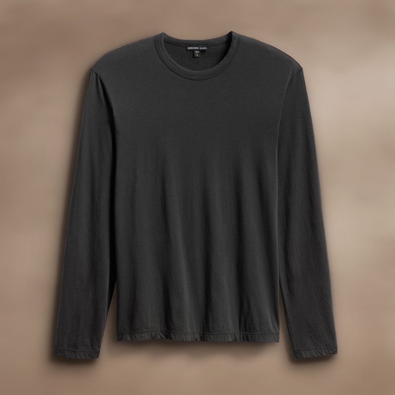 Luxe Lotus Jersey Crew – Carbon
