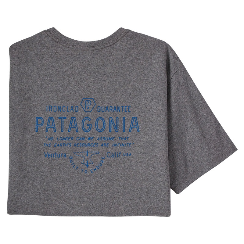 Patagonia Men’s Forge Mark Responsibili-Tee – Gravel Heather