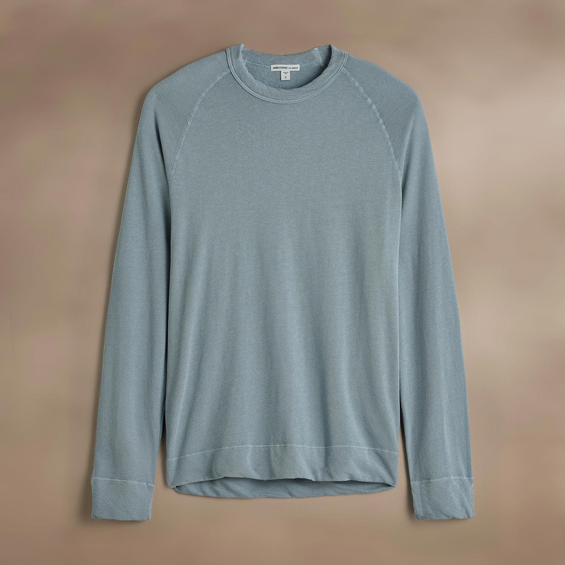 Vintage French Terry Sweatshirt – Azure Pigment