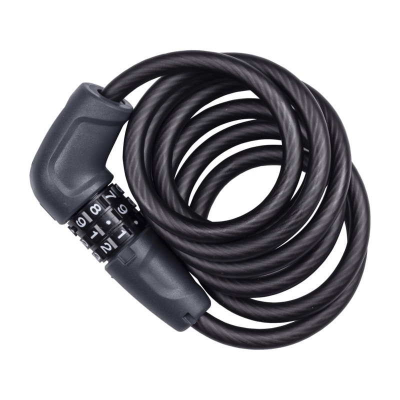 Bontrager Cable Combo Lock, Black 8mm x 150cm (59.1″)