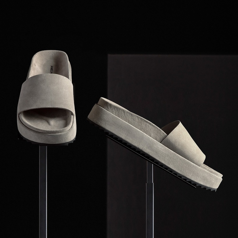 Women’s Single Strap Platform Slide – Earth