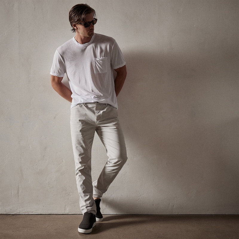 Brushed Twill 5 Pocket Pant – Salt Pigment