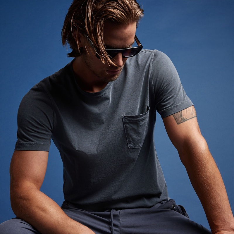 Lightweight Jersey Pocket Tee – Maine Pigment