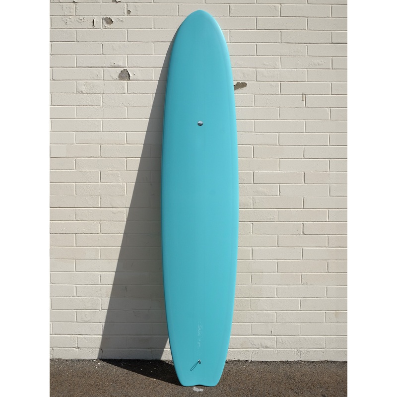 Woodin Surfboards | 9’5″ High Roller Blue Longboard