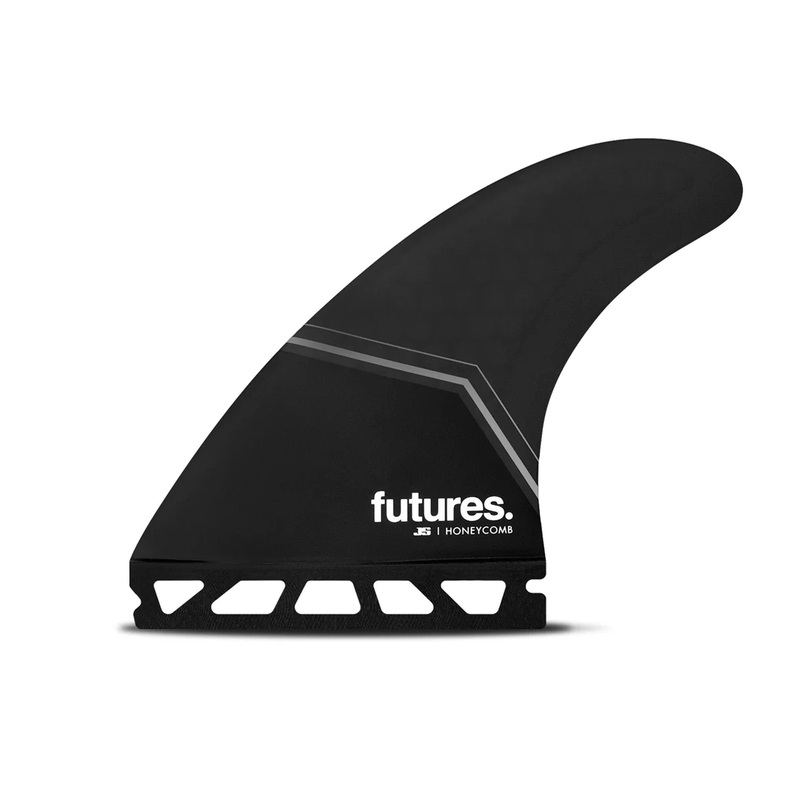 Futures JS Tri Surfboard Fins – Medium/Smoke