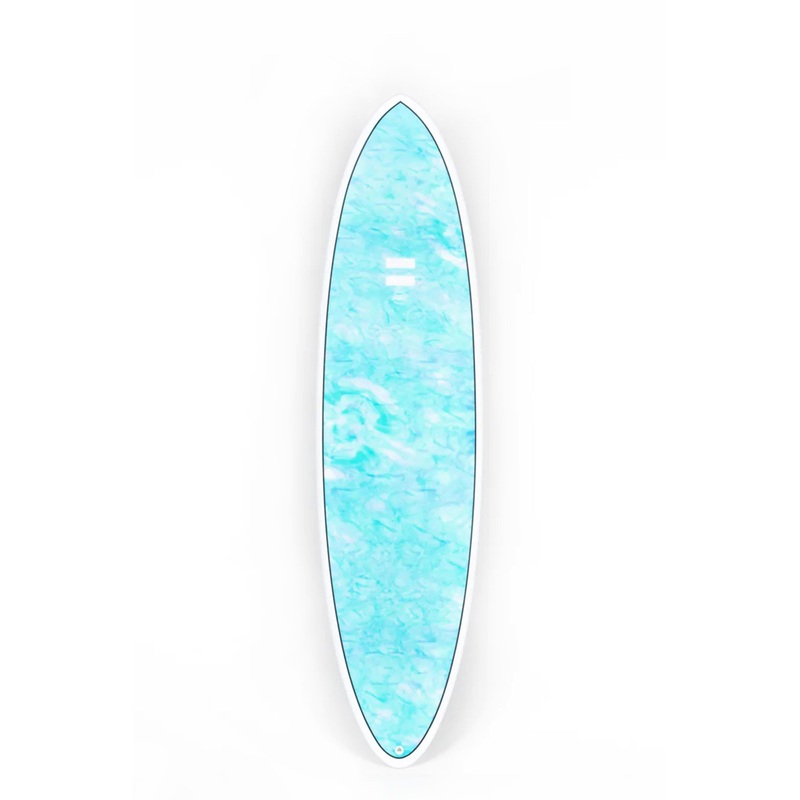 Indio Surfboards – THE EGG Swirl Effect Blue Mint – 8’2″ x 23″  3″- 67.70L