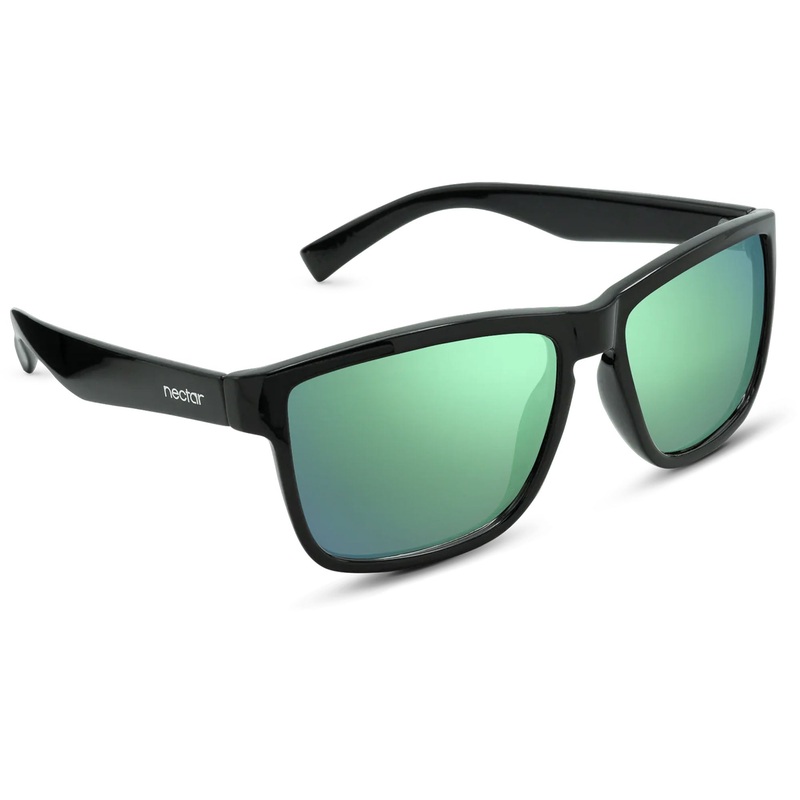 Nectar Shenandoah Men’s Polarized Sunglasses – Black/Green Polarized