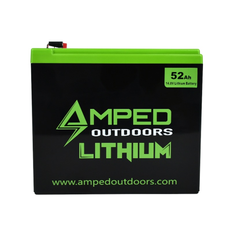 Amped Outdoors 52Ah Lithium Battery (14.8V NMC) with Charger