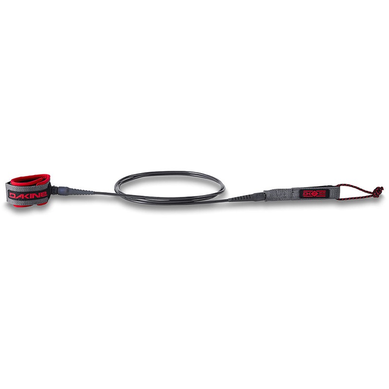 Dakine John John Florence Kainui Leash-6′ x 1/4″-Carbon/Red