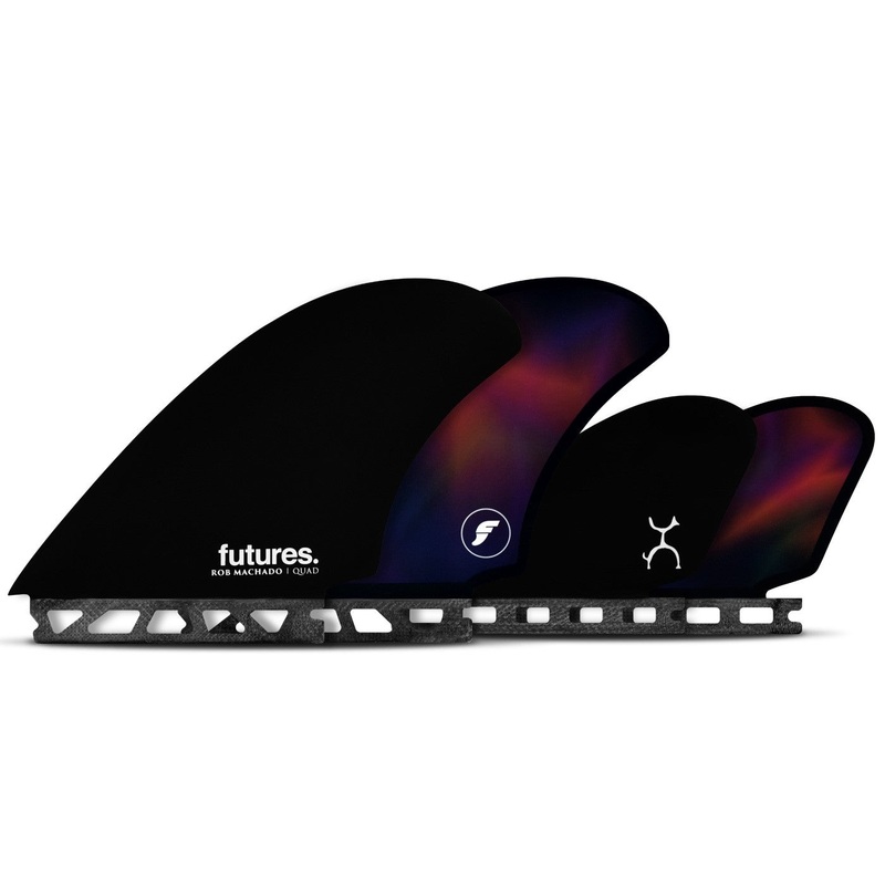 Futures Fins Machado Quad Fin Set – Black/Swirl
