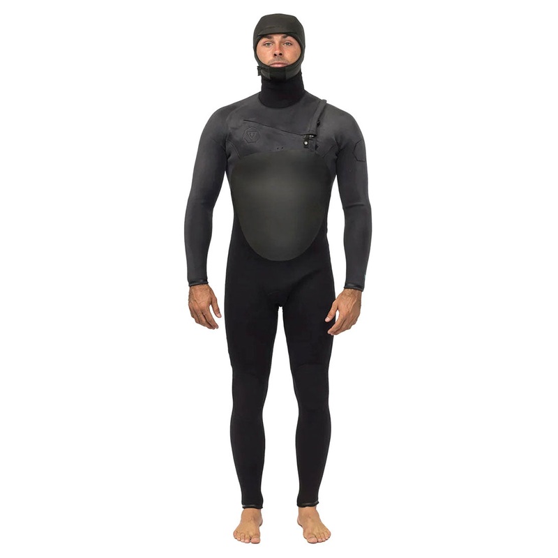 Vissla High Seas II 5/4mm Hooded Chest Wetsuit – Charcoal