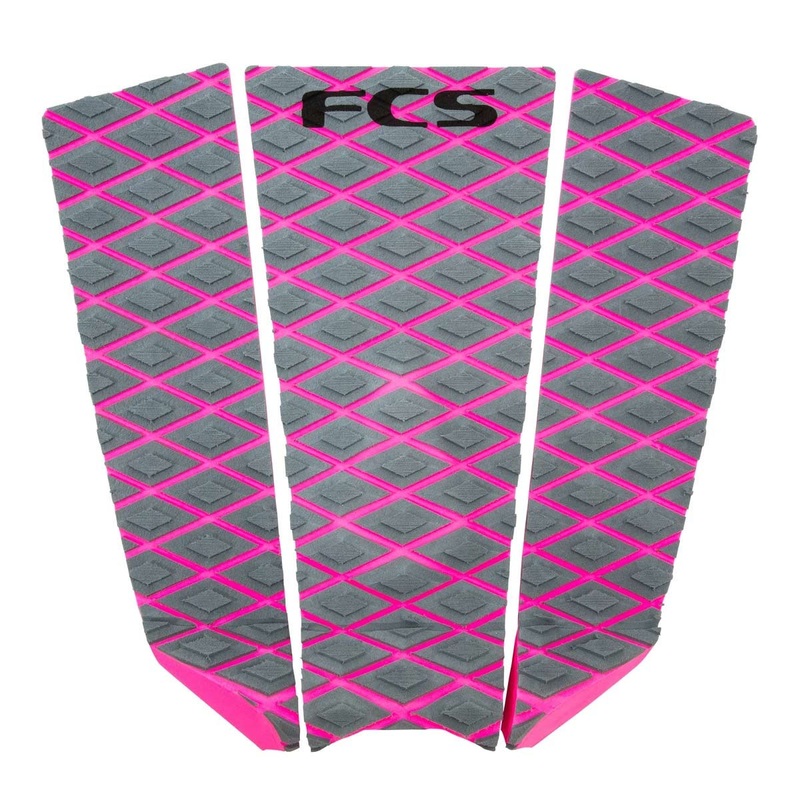 FCS Sally Fitzgibbons Deck Pad – Grey/Bright Pink