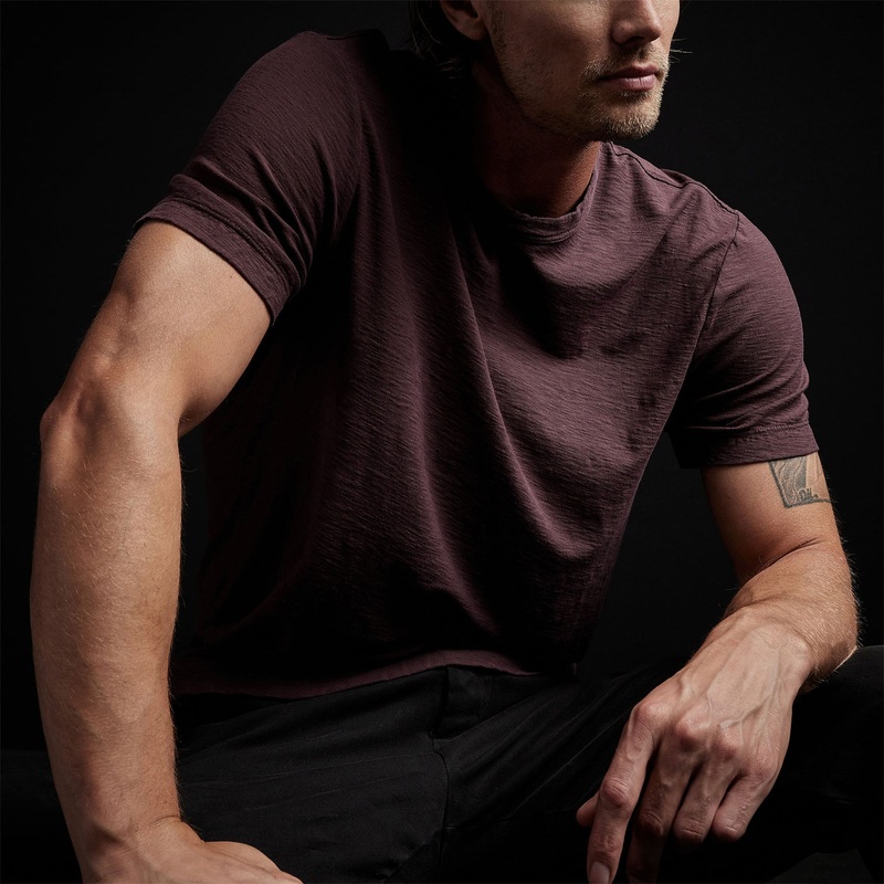 Reverse Slub Jersey Short Sleeve Crew – Dahlia