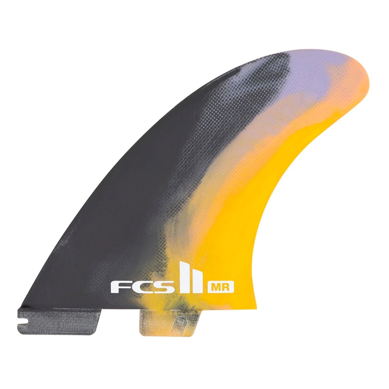 FCS II Mark Richards Performance Core 2+1 Surfboard Fins – X-Large/Orange