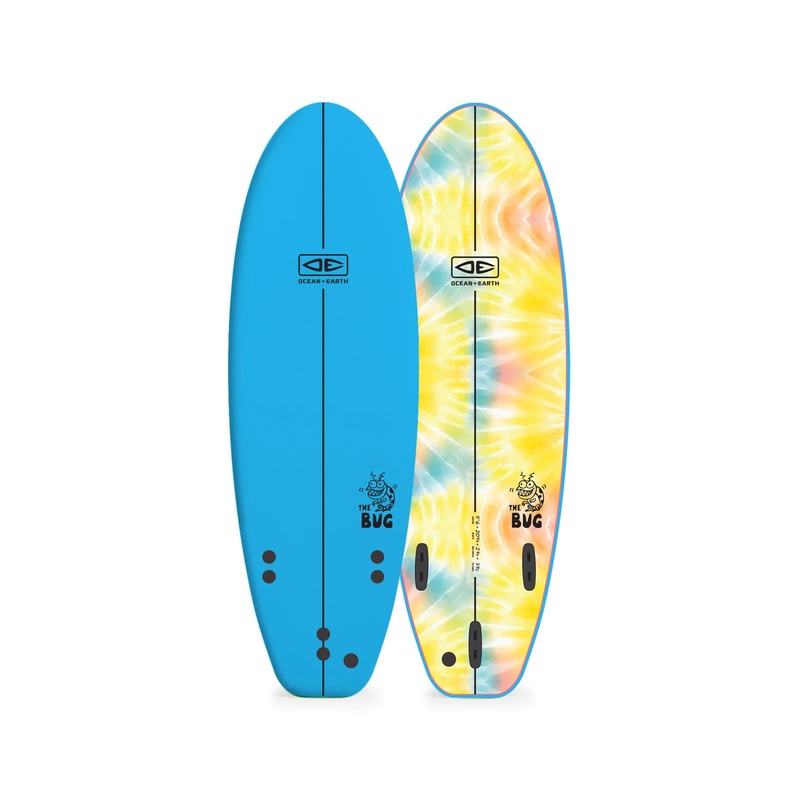 O&E BUG SOFTBOARD 5’6 39L – BLUE