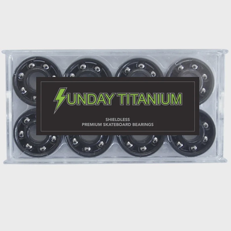 Sunday Shieldless Bearings – Abec 7