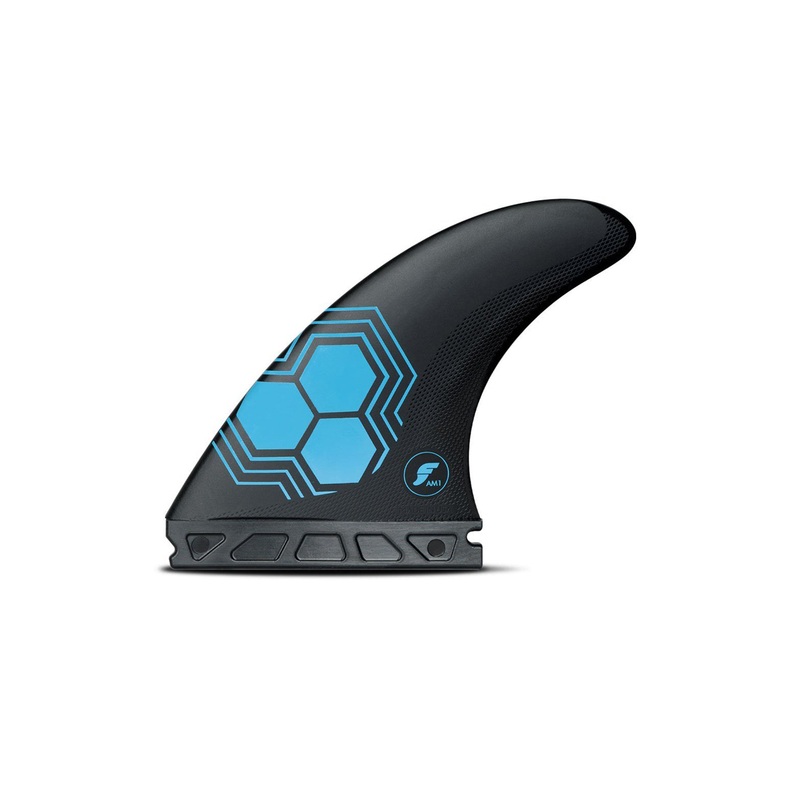 Futures AM1 Thruster Alpha Carbon / Blue Fins