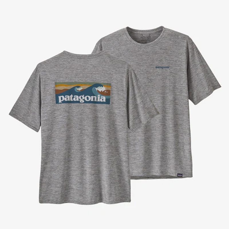 Patagonia Capilene Cool Daily Graphic Men’s T-Shirt – Feather Grey