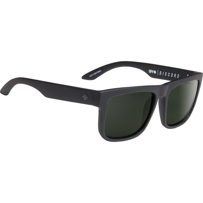 Spy Discord Men’s Sunglasses – Matte Black/HD+ Gray Green
