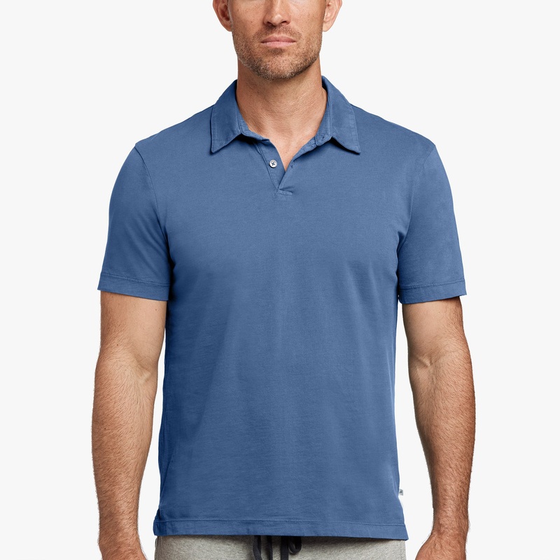 Sueded Jersey Polo – Bolt Pigment
