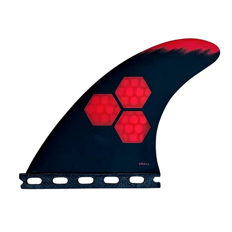 Channel Islands Tech 1 Futures Tri Surfboard Fins – Small/Red