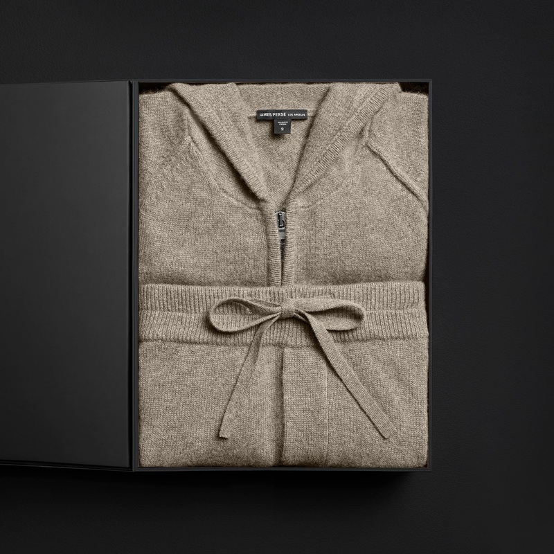 Men’s Cashmere Track Suit Gift Set – Coyote
