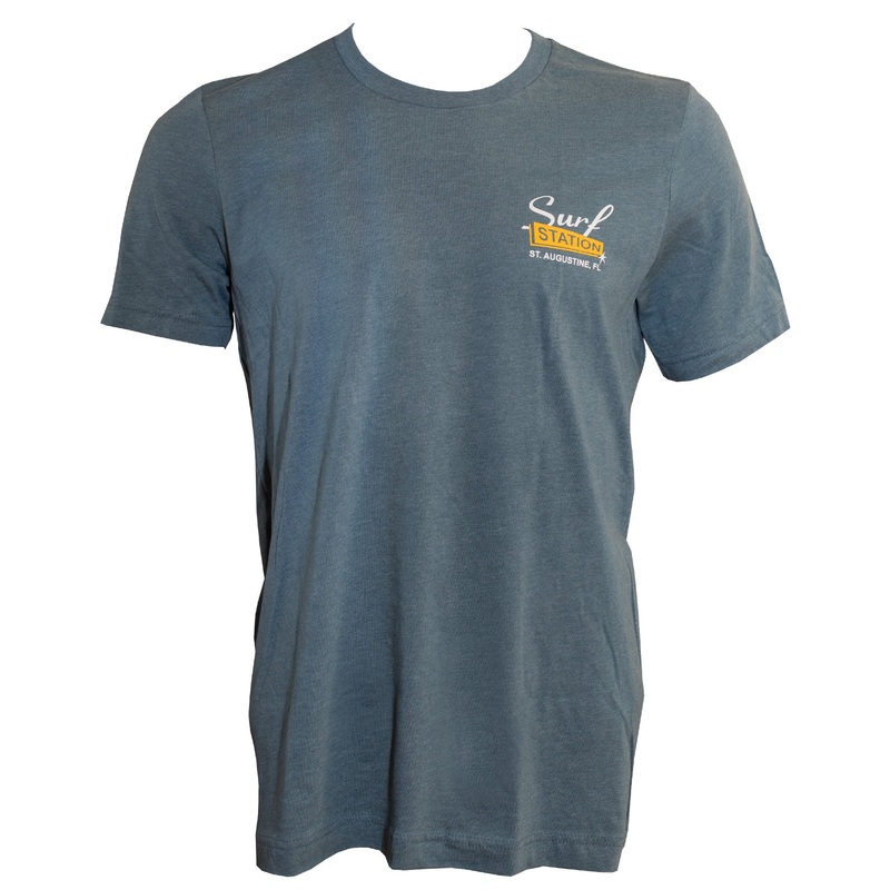 Surf Station Paisley Men’s S/S T-Shirt – Heather Slate