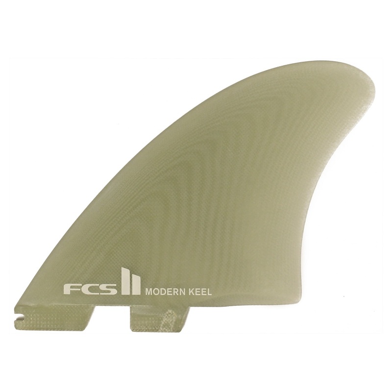 FCS II Modern Keel PG Twin Fin Set – Clear