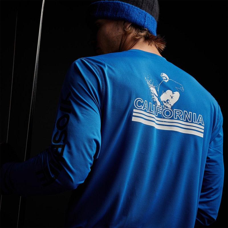 Long Sleeve Performance Crew – Baltic Blue