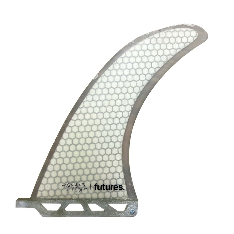 Used Ricky Carroll Longboard Fin – 9″/Clear