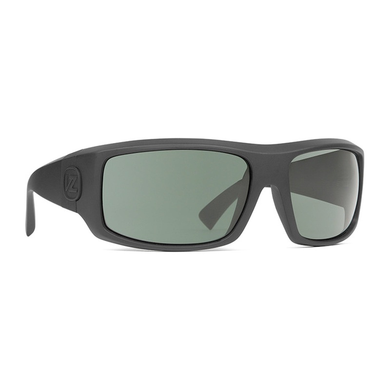 VonZipper Clutch Men’s Sunglasses – Black Satin/Wildlife Vintage Grey Polarized